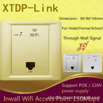 300Mbps inwall wi fi router wireless access point wireless wifi wlan repeater unifi 1 port wireless ap shenzhen manufacturer